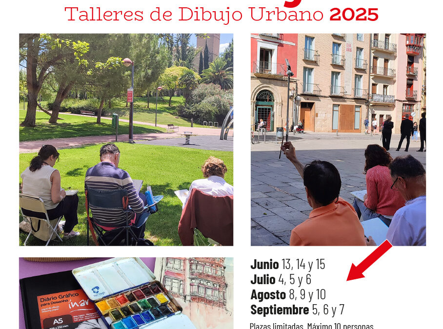 Urban sketch La Rioja, verano 2025